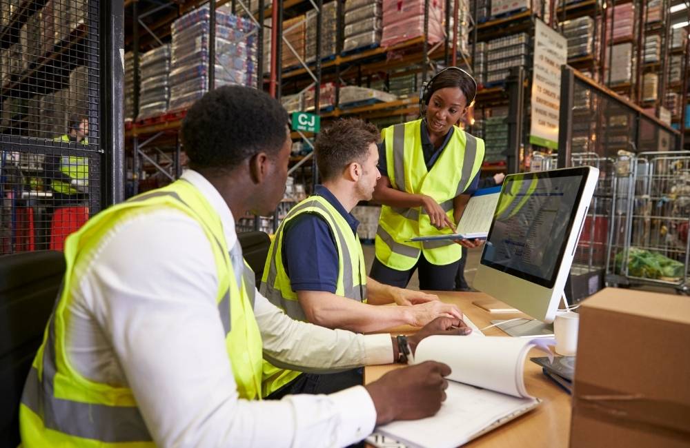 Logistic personnel monitoring